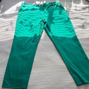 Lauren Ralph Lauren women’s emerald green cotton with elastane Pants 14